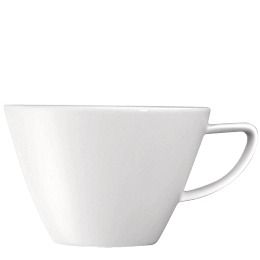 Café au Lait-Tasse Porzellan Weiss 40 cl