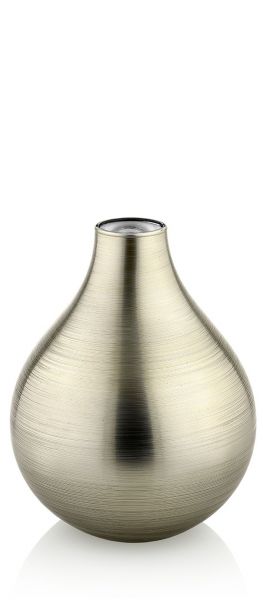 Vase champagner niedrig